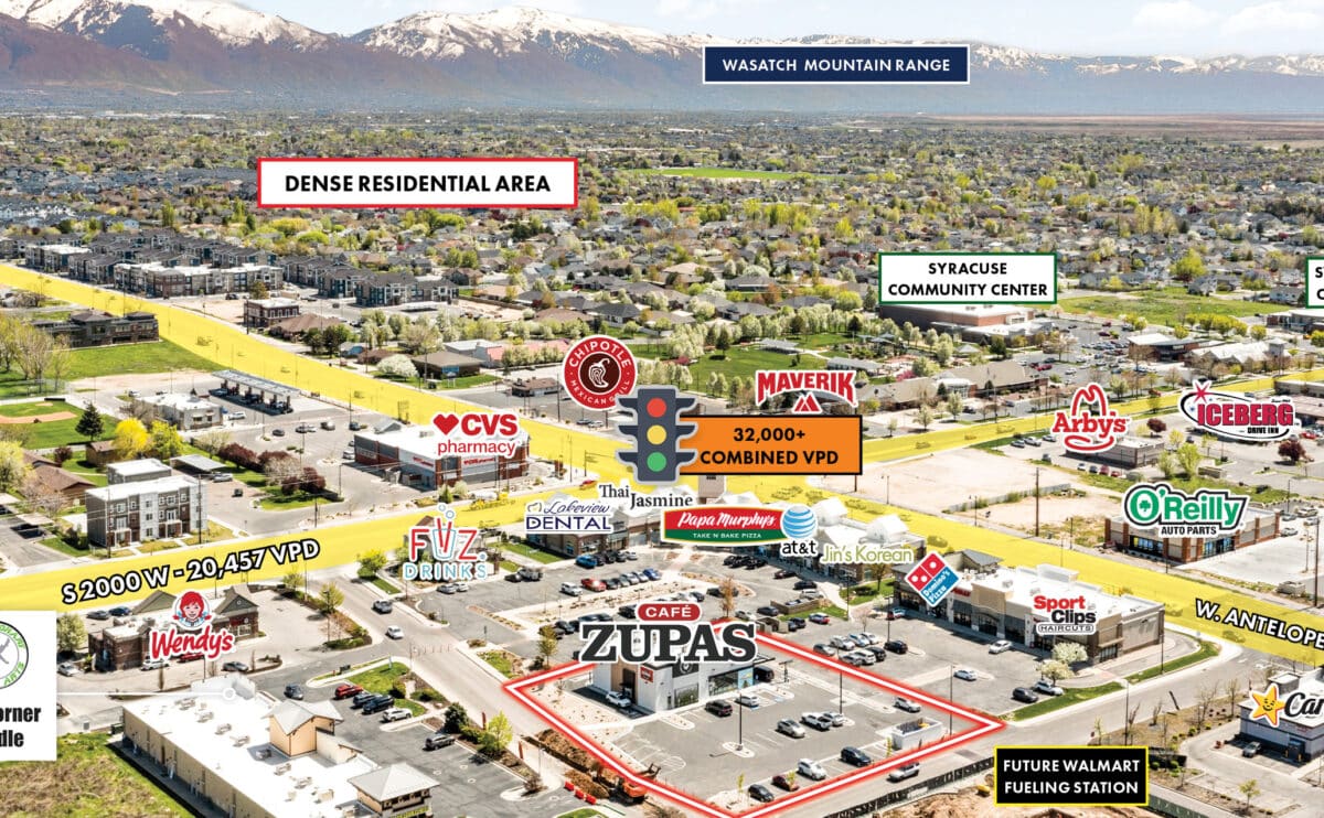 Café Zupas NNN Ground Lease | Syracuse, UT (Salt Lake City-Ogden MSA)